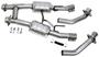 BBK Performance CNC Series 409 Stainless Steel Exhaust H-Pipe