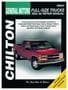 Chilton 88-98 Chevrolet Pickups Repair Manual