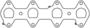 Cometic D-Shape Port Multi-Layer Steel (MLS) Exhaust Manifold Gasket Set