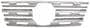 Coast To Coast ABS Plastic Chrome-Plated Finish Grille Insert