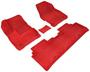 3D Mats Red Floor Mat Set