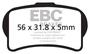 EBC Brakes Carbon X Series Brake Pads Set