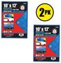 Erickson Manufacturing Blue Plastic 10 X 12 Foot Tarp