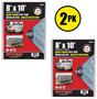 Erickson Manufacturing Silver Plastic 8 X 10 Foot Tarp