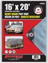 Erickson Manufacturing Silver Plastic 16 X 20 Foot Tarp