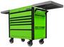 Extreme Tools 6 -Drawer Black, Green Tool Cart