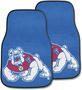 FANMATS Multi-Color Fresno State Carpet Floor Mat Set