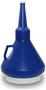 Funnel King Dark Blue Polyethylene 1-1/4 Quart Funnel