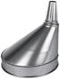 Funnel King Silver Galvanized Steel 6 Quart Galvanized Funnel