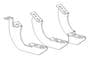 Go Rhino Running Board Mounting Brackets