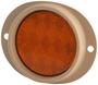 Grote Round Amber, Desert Tan Reflector