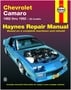 Haynes 82-92 Chevrolet Camaro Repair Manual