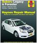 Haynes 10-16 Subaru Legacy, 09-16 Forester Repair Manual
