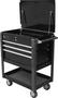 Homak 4 -Drawer Midnight Black Service Cart