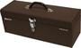 Homak Brown Industrial Tool Tote Steel Toolbox