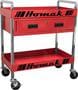 Homak 1 -Drawer Fury Red Service Cart