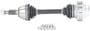 Import Direct CV Axle Shaft - New