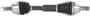 Import Direct CV Axle Shaft - New