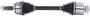 Import Direct CV Axle Shaft - New