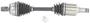 Import Direct CV Axle Shaft - New