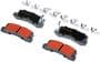 Import Direct Rear Ceramic Brake Pads