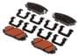 Import Direct Front Ceramic Brake Pads