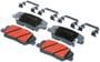 Import Direct Front Ceramic Brake Pads