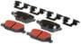 Import Direct Rear Low-Metallic Brake Pads