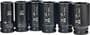 Ingersoll-Rand 6 Piece 3/4 Inch Drive 6 Point Metric Socket Set