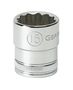 GearWrench 18mm Socket 3/8 Inch Drive Standard 6 Point