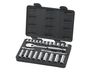 GearWrench 20 Piece 3/8 Inch Drive Standard 6, 12 Point Metric Socket Set