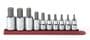 GearWrench 10 Piece 3/8, 1/2 Inch Drive Hex SAE Socket Set