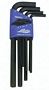Lisle 9 Piece Metric Hex Key Set