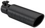 MBRP Exhaust Armor BLK 2-1/2 Inch Inlet Round Exhaust Tail Pipe Tip