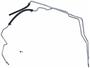 Precision Power Steering Return Line Hose Assembly