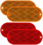 Optronics Oval Amber Reflector Kit