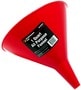 Performance Tool Red Plastic Funnel