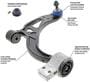 Precision Control Arm And Ball Joint Assembly