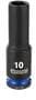Power Torque 10mm Impact Socket 3/8 Inch Drive Deep 6 Point