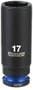 Power Torque 17mm Impact Socket 3/8 Inch Drive Deep 6 Point