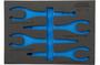 Power Torque Tools Empty Foam Organizer; 4 Compartment Long Pliers Set; Will Exactly Fit Power Torque Tools GM7714PT