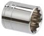 Power Torque 28mm Socket 1/2 Inch Drive Standard 12 Point