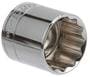 Power Torque 35mm Socket 1/2 Inch Drive Standard 12 Point