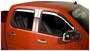 Putco Element In-Channel Silver, Chrome-Plated Window Air Deflector