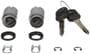 Standard Ignition Chrome-Plated Door Lock Kit