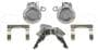 Standard Ignition Chrome-Plated Door Lock Kit
