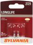 SYLVANIA 2721 Long Life Incandescent Mini Bulb (Pack of 2)