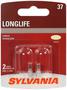 SYLVANIA 37 Long Life Incandescent Mini Bulb (Pack of 2)