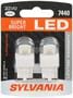 SYLVANIA 7440 High Performance White ZEVO LED Mini Bulb (Pack of 2)