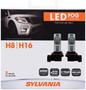 SYLVANIA Bulb; H8/H16; LED; Pack Of 2